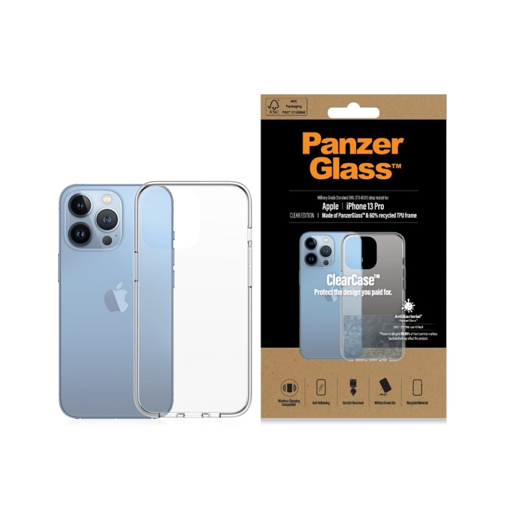 PanzerGlass ClearCase iPhone 13 Pro - läpinäkyvä ryhmässä ÄLYPUHELIMET JA TABLETIT / Puhelimen suojakotelo / Apple / iPhone 13 Pro @ TP E-commerce Nordic AB (D12554)