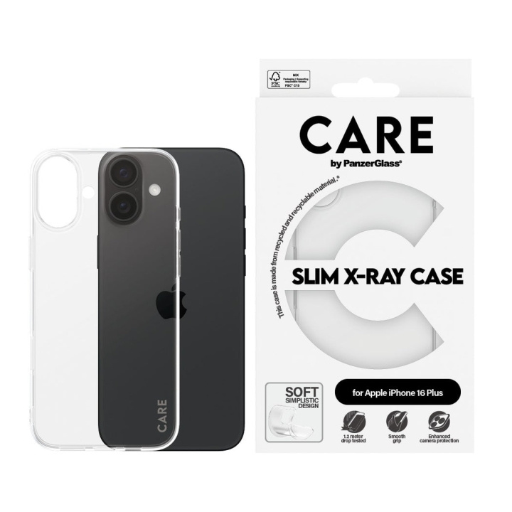 CARE by PanzerGlass - Kotelo - iPhone 16 Plus ryhmässä ÄLYPUHELIMET JA TABLETIT / Puhelimen suojakotelo / Apple / iPhone 16 @ TP E-commerce Nordic AB (D12570)