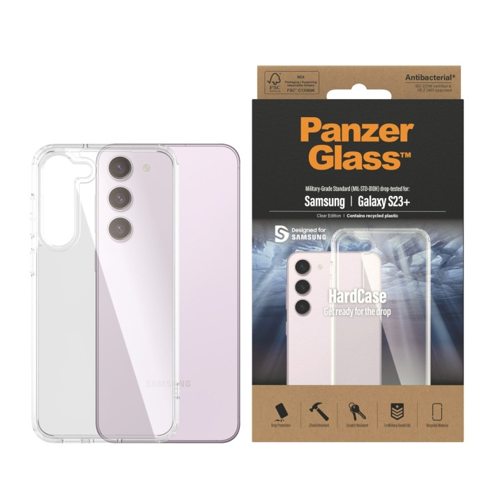 PanzerGlass HardCase - Samsung Galaxy S23 Plus - läpinäkyvä ryhmässä ÄLYPUHELIMET JA TABLETIT / Puhelimen suojakotelo / Samsung @ TP E-commerce Nordic AB (D12587)