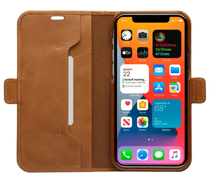 dbramante1928 Copenhagen Slim lompakkokotelo - ruskea - iPhone 12 Pro Max ryhmässä ÄLYPUHELIMET JA TABLETIT / Puhelimen suojakotelo / Apple / iPhone 12 Pro @ TP E-commerce Nordic AB (D12612)