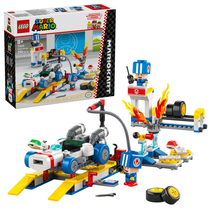 LEGO Super Mario - Mario Kart™ - Toad\'s Garage (72035) ryhmässä LELUT, TUOTTEET LAPSILLE JA VAUVOILLE / Leikkikalut, Askartelu &Pelit / Rakennuslelut / Lego @ TP E-commerce Nordic AB (D12681)