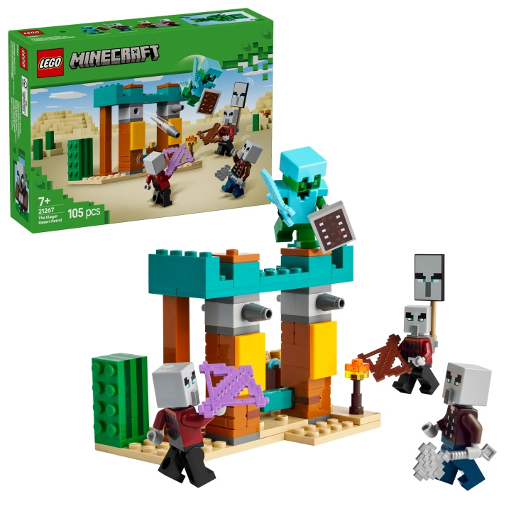 LEGO Minecraft - Illagerin aavikkopartio (21267) ryhmässä LELUT, TUOTTEET LAPSILLE JA VAUVOILLE / Leikkikalut, Askartelu &Pelit / Rakennuslelut / Lego @ TP E-commerce Nordic AB (D12741)