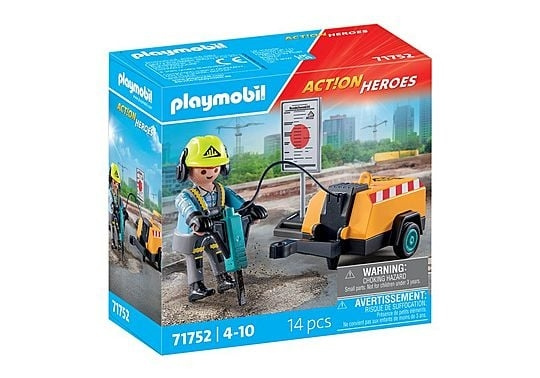 Playmobil Rakennustyöntekijä (71752) ryhmässä LELUT, TUOTTEET LAPSILLE JA VAUVOILLE / Leikkikalut, Askartelu &Pelit / Lelusarja @ TP E-commerce Nordic AB (D12796)