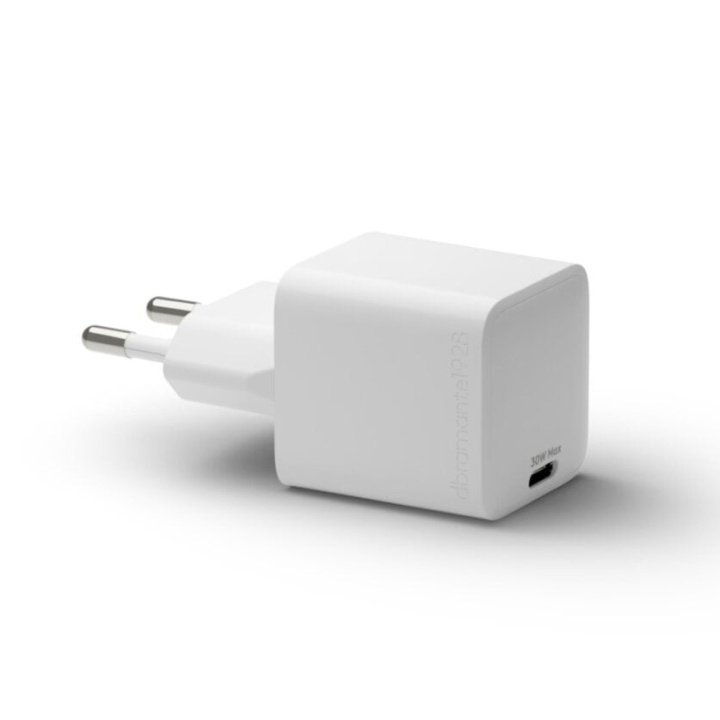 dbramante1928 Re-charge - EU-seinälaturi - USB-C 30W - Valkoinen ryhmässä TIETOKOONET & TARVIKKEET / Kaapelit & Sovittimet / USB / USB-C @ TP E-commerce Nordic AB (D12814)