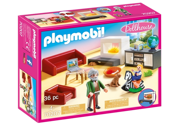 Playmobil Mukava olohuone (70207) ryhmässä LELUT, TUOTTEET LAPSILLE JA VAUVOILLE / Leikkikalut, Askartelu &Pelit / Lelusarja @ TP E-commerce Nordic AB (D12847)