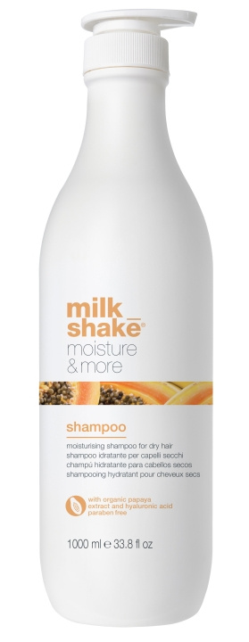 Milk_Shake Moisture & More Shampoo 1000 ml ryhmässä KAUNEUS JA TERVEYS / Hiukset &Stailaus / Hiustenhoito / Shampoo @ TP E-commerce Nordic AB (D12869)