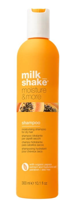 Milk_Shake Moisture & More Shampoo 300 ml ryhmässä KAUNEUS JA TERVEYS / Hiukset &Stailaus / Hiustenhoito / Shampoo @ TP E-commerce Nordic AB (D12870)