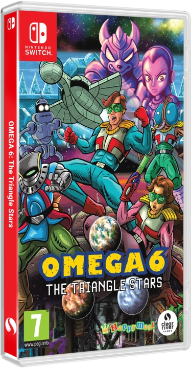 OMEGA 6 The Triangle Stars (Switch) ryhmässä KODINELEKTRONIIKKA / Pelikonsolit & Tarvikkeet / Nintendo Switch / Pelit @ TP E-commerce Nordic AB (D12948)