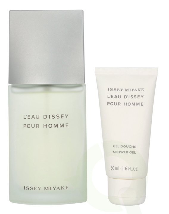 Issey Miyake L\'Eau D\'Issey Pour Homme Giftset 125 ml Edt Spray 75ml/Shower Gel 50ml ryhmässä KAUNEUS JA TERVEYS / Lahjapakkaukset / Miesten lahjapakkaukset @ TP E-commerce Nordic AB (D13014)