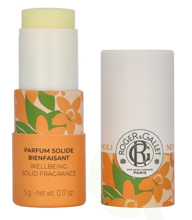 Roger & Gallet Neroli Wellbeing Solid Fragrance Stick 5 g ryhmässä KAUNEUS JA TERVEYS / Ihonhoito / Kasvot @ TP E-commerce Nordic AB (D13024)