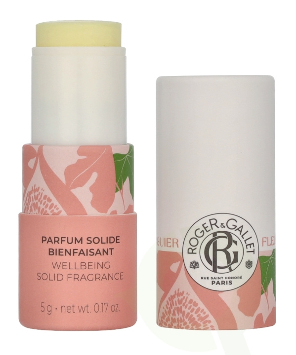 Roger & Gallet Fleur De Figeur Wellb. Solid Fragrance Stick 5 g ryhmässä KAUNEUS JA TERVEYS / Ihonhoito / Kasvot @ TP E-commerce Nordic AB (D13118)