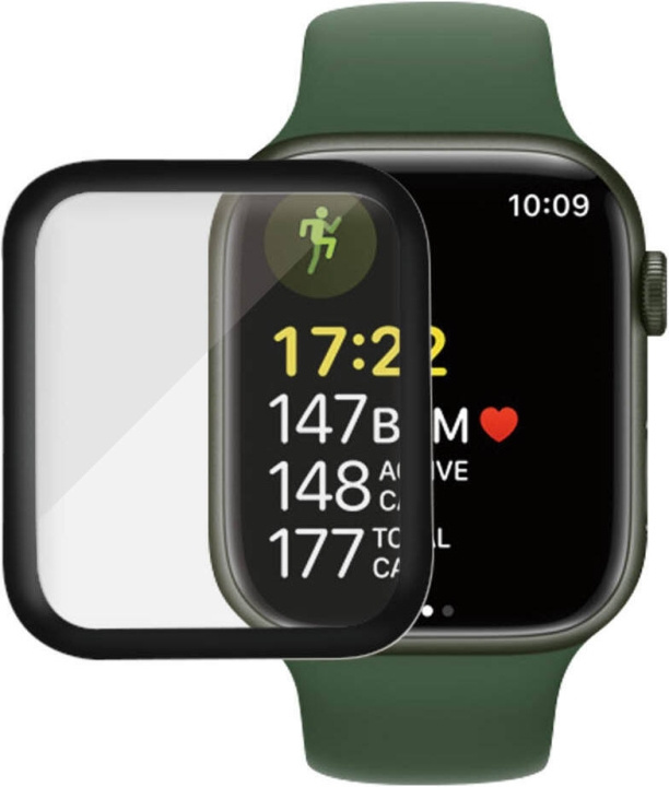 PanzerGlass panssarilasi Apple Watch 7 / 8, 45 mm, musta ryhmässä ÄLYPUHELIMET JA TABLETIT / Urheilu, koti ja vapaa-aika / Apple Watch & tarvikkeet / Tarvikkeet @ TP E-commerce Nordic AB (D13439)