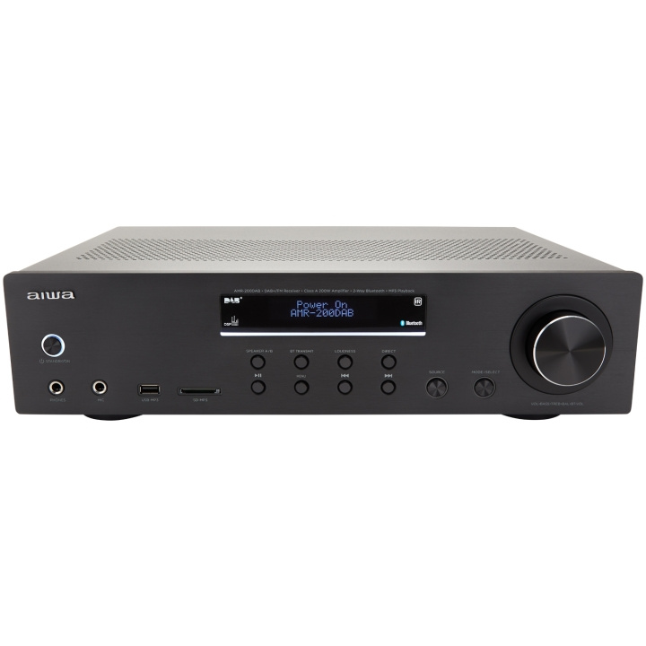 AIWA Stereo-receiver med Bluetooth 2 x 100 Watt RMS @4Ohm ryhmässä KODINELEKTRONIIKKA / Ääni & Kuva / Kotiteatteri, HiFi ja kannettavat / Vahvistin & Receiver @ TP E-commerce Nordic AB (D13541)