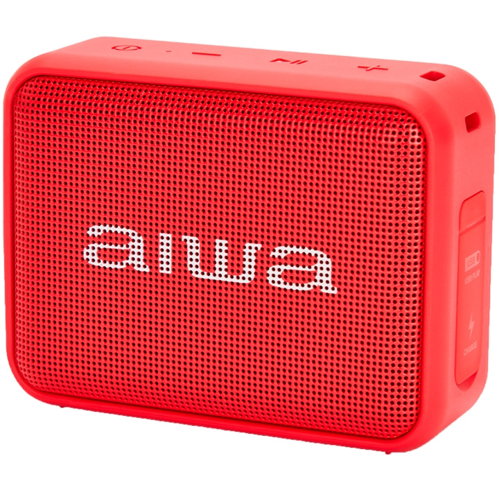 AIWA Bluetooth-högtalare Röd ryhmässä KODINELEKTRONIIKKA / Ääni & Kuva / Kaiuttimet & Tarvikkeet / Bluetooth-kaiutin / Kannettavat kaiuttimet @ TP E-commerce Nordic AB (D13546)