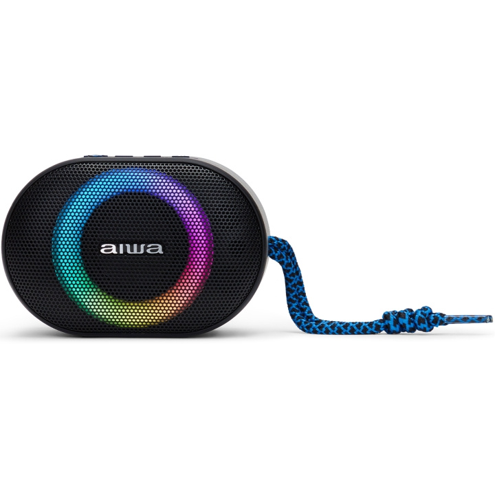 AIWA Bluetooth-högtalare IPX6 RGB belysning ryhmässä KODINELEKTRONIIKKA / Ääni & Kuva / Kaiuttimet & Tarvikkeet / Bluetooth-kaiutin / Kannettavat kaiuttimet @ TP E-commerce Nordic AB (D13547)