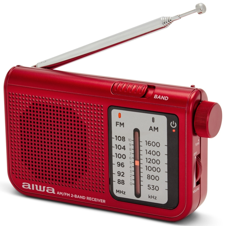 AIWA Pocket-radio med FM/MW Röd ryhmässä KODINELEKTRONIIKKA / Ääni & Kuva / Kotiteatteri, HiFi ja kannettavat / Radio & Herätyskellot / Radio @ TP E-commerce Nordic AB (D13571)