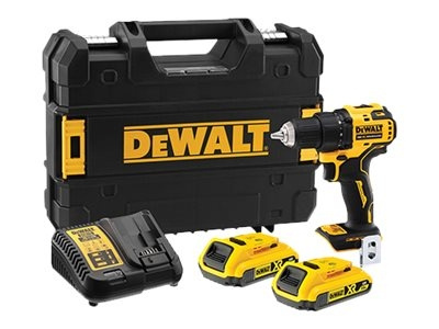 DeWALT DCD708D2T-QW Cordless drill driver With battery 2 batteries included Keyless chuck ryhmässä KOTI, TALOUS JA PUUTARHA / Työkalut & Tee itse / Ruuvimeisselit @ TP E-commerce Nordic AB (D13591)