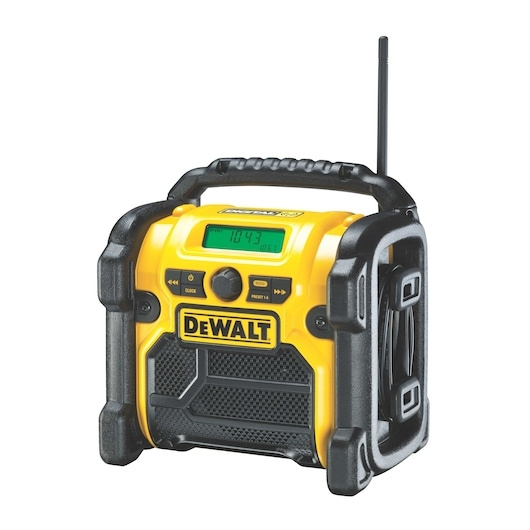 DeWALT DCR020-QW DAB+/FM Radio Wireless ryhmässä KODINELEKTRONIIKKA / Ääni & Kuva / Kotiteatteri, HiFi ja kannettavat / Radio & Herätyskellot / Radio @ TP E-commerce Nordic AB (D13613)