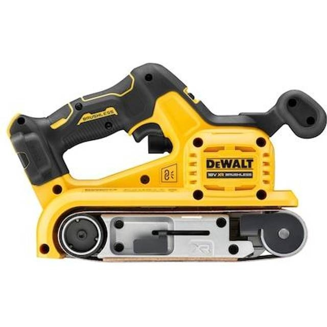 DeWALT cordless belt sander 18V compact design ryhmässä KOTI, TALOUS JA PUUTARHA / Työkalut & Tee itse / Muut sähkötyökalut @ TP E-commerce Nordic AB (D13629)