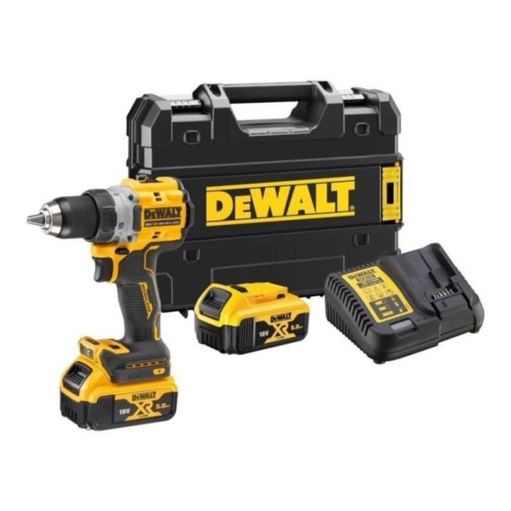 DeWALT drill 18V 2X5 0Ah brushless motor ryhmässä KOTI, TALOUS JA PUUTARHA / Työkalut & Tee itse / Porakoneet @ TP E-commerce Nordic AB (D13652)