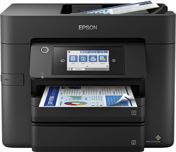 Epson WorkForce Pro WF-4830DTWF -monitoimitulostin ryhmässä TIETOKOONET & TARVIKKEET / Tulostimet & Tarvikkeet / Tulostimet / 3D-tulostin & Tarvikkeet / Skrivare @ TP E-commerce Nordic AB (D13759)