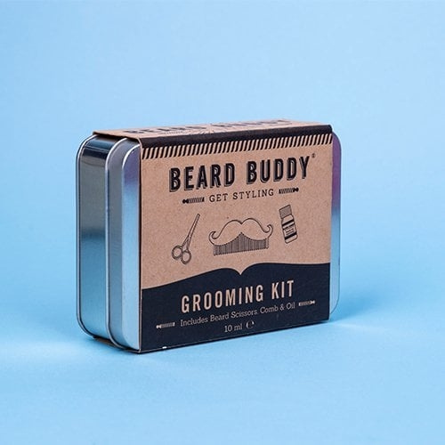 Fizz Creations Beard Buddy Grooming Kit ryhmässä KAUNEUS JA TERVEYS / Hiukset &Stailaus / Sheivaus ja trimmaus / Partakampa & Partasuti @ TP E-commerce Nordic AB (D13792)