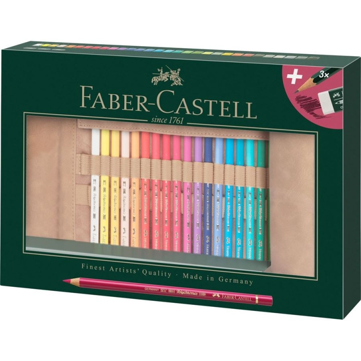 Faber-Castell Polychromos värikynä 30 ct rulla (110030) ryhmässä URHEILU, VAPAA-AIKA JA HARRASTUS / Harrastus / Maalaa ja piirrä / Kynät, liidut ja tussit @ TP E-commerce Nordic AB (D13811)