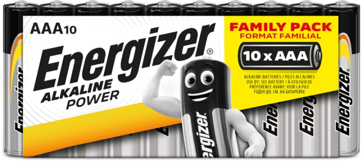 Energizer Power AAA 10-pack lokero ryhmässä KODINELEKTRONIIKKA / Paristot & Laturit / Akut @ TP E-commerce Nordic AB (D13870)