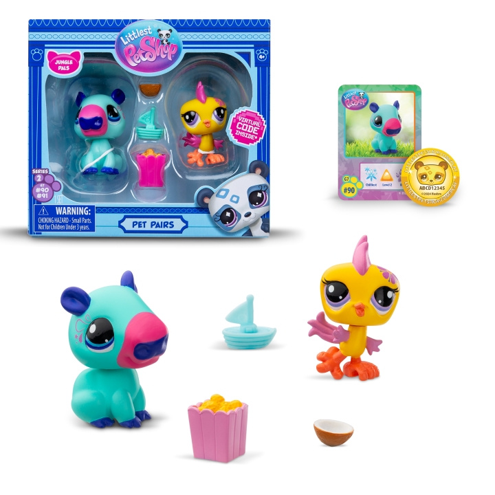 Littlest Pet Shop Lemmikkieläinparin perse (00620) ryhmässä LELUT, TUOTTEET LAPSILLE JA VAUVOILLE / Leikkikalut, Askartelu &Pelit / Figuurit, miniatyyrit ja tarvikkeet @ TP E-commerce Nordic AB (D13933)