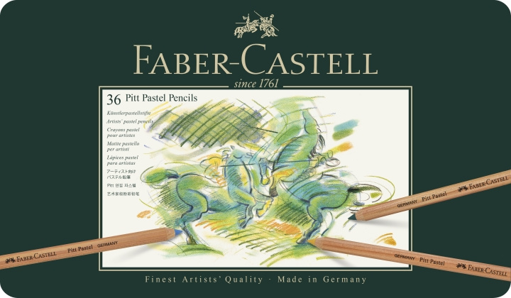 Faber-Castell Pitt Pastel värikynä, 36 kpl (112136) ryhmässä URHEILU, VAPAA-AIKA JA HARRASTUS / Harrastus / Maalaa ja piirrä / Kynät, liidut ja tussit @ TP E-commerce Nordic AB (D13998)