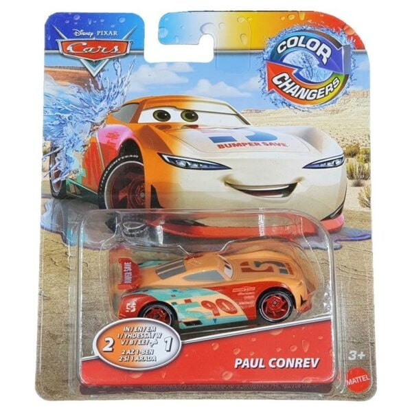 Disney Autot - Color Changers - Paul Conrev ryhmässä LELUT, TUOTTEET LAPSILLE JA VAUVOILLE / Leikkikalut, Askartelu &Pelit / Leikkiautot @ TP E-commerce Nordic AB (D14134)