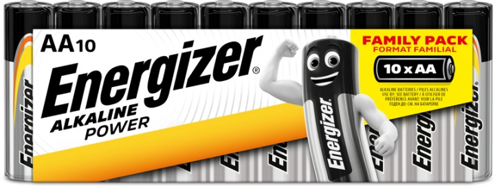 Energizer Power AA 10-pack lokero ryhmässä KODINELEKTRONIIKKA / Paristot & Laturit / Akut @ TP E-commerce Nordic AB (D14180)