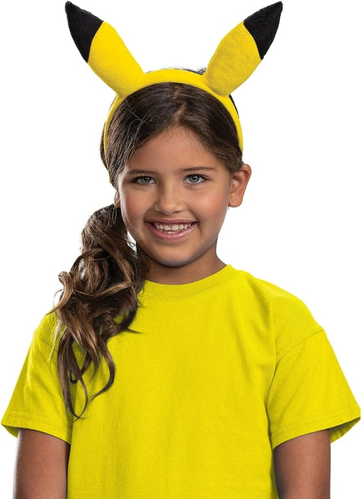 Disguise Pikachun korvat (148539-20L-6) ryhmässä LELUT, TUOTTEET LAPSILLE JA VAUVOILLE / Leikkikalut, Askartelu &Pelit / Naamiaisasut @ TP E-commerce Nordic AB (D14285)