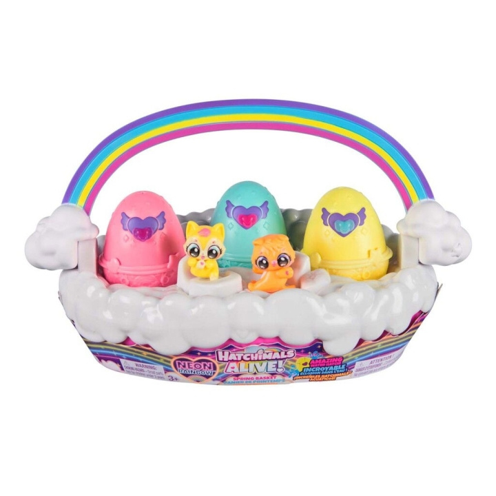 Hatchimals Alive neonvärinen sateenkaarikori - (6072741) ryhmässä LELUT, TUOTTEET LAPSILLE JA VAUVOILLE / Leikkikalut, Askartelu &Pelit / Lelusarja @ TP E-commerce Nordic AB (D14292)