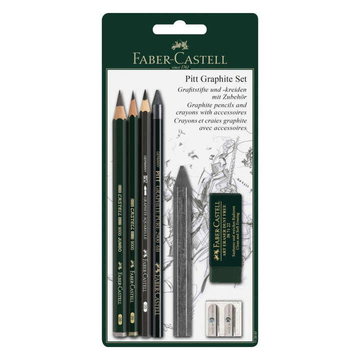 Faber-Castell PITT Graphite Master-sarja (112997) ryhmässä URHEILU, VAPAA-AIKA JA HARRASTUS / Harrastus / Maalaa ja piirrä / Kynät, liidut ja tussit @ TP E-commerce Nordic AB (D14332)