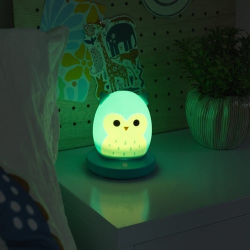 Fizz Creations Squishmallows - Mood Light - Winston Pöllö - 11cm ryhmässä LELUT, TUOTTEET LAPSILLE JA VAUVOILLE / Lastenhuone / Valaistus / Pöytälamput @ TP E-commerce Nordic AB (D14378)