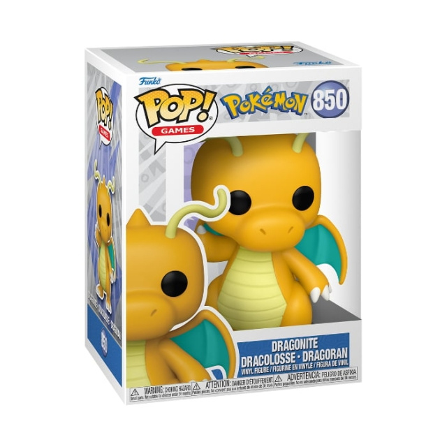 Funko Pop! POP Vinyl Pokemon Dragonite (74220) ryhmässä LELUT, TUOTTEET LAPSILLE JA VAUVOILLE / Leikkikalut, Askartelu &Pelit / Figuurit, miniatyyrit ja tarvikkeet @ TP E-commerce Nordic AB (D14412)