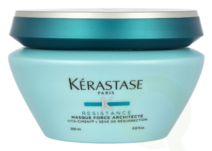 Kerastase Resistance Strengthening Masque 200 ml For Brittle, Damaged Hair, Split Ends ryhmässä KAUNEUS JA TERVEYS / Hiukset &Stailaus / Hiustenhoito / Hiusnaamio @ TP E-commerce Nordic AB (D14537)