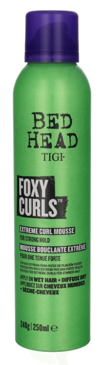 TIGI BH Foxy Curls Extreme Curl Mousse 250 ml For Strong Hold ryhmässä KAUNEUS JA TERVEYS / Hiukset &Stailaus / Hiusten stailaus / Hiusten muotoiluvaahto @ TP E-commerce Nordic AB (D14552)