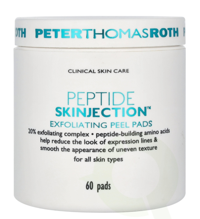 P.T. Roth Peptide Skinjection Peel Pads 60 piece 60 Pcs ryhmässä KAUNEUS JA TERVEYS / Ihonhoito / Kasvot / Kuorinta @ TP E-commerce Nordic AB (D14561)