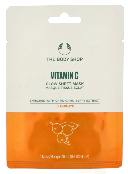 The Body Shop Vitamin C Glow Sheet Mask 18 ml ryhmässä KAUNEUS JA TERVEYS / Ihonhoito / Kasvot / Naamiot @ TP E-commerce Nordic AB (D14578)