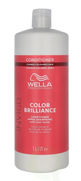 Wella Invigo - Color Brilliance Vibrant Color Conditioner 1000 ml Coarse Hair ryhmässä KAUNEUS JA TERVEYS / Hiukset &Stailaus / Hiustenhoito / Hoitoaine @ TP E-commerce Nordic AB (D14591)