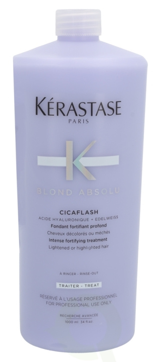 Kerastase Blond Absolu Cicaflash Conditioner 1000 ml Intense Fortifying Treatment, Lightened Or Highlighted Hair ryhmässä KAUNEUS JA TERVEYS / Hiukset &Stailaus / Hiustenhoito / Hoitoaine @ TP E-commerce Nordic AB (D14598)