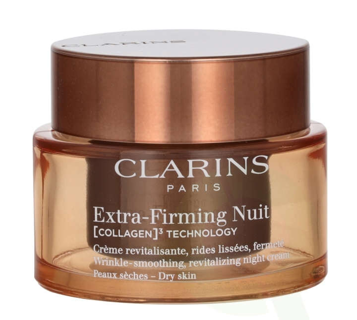 Clarins Extra Firming Night Cream 50 ml For Dry Skin ryhmässä KAUNEUS JA TERVEYS / Ihonhoito / Kasvot / Yövoide @ TP E-commerce Nordic AB (D14776)