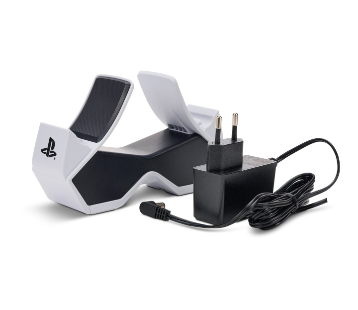 PowerA Kaksoislatausasema langattomalle Dualsense-ohjaukselle /PS5:lle ryhmässä KODINELEKTRONIIKKA / Pelikonsolit & Tarvikkeet / Sony PlayStation 5 @ TP E-commerce Nordic AB (D15666)