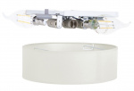 Smartwares Taklampa Textil Ø40cm Vit (10.004.68) Smartwares Taklampa Textil Ø40cm Vit (10.004.68)